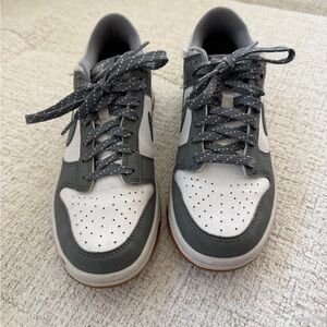 Nike Gray and White Kid’s Shoes